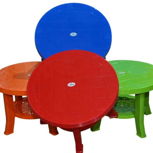 Green Round Plastic Coffee Table