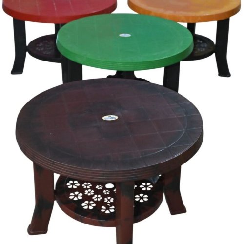 Modern Plastic Round Coffee Table
