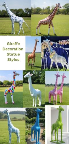 Decorative Giraffe Sculpture