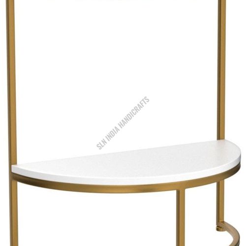 2 Tier Semi Circle End Table