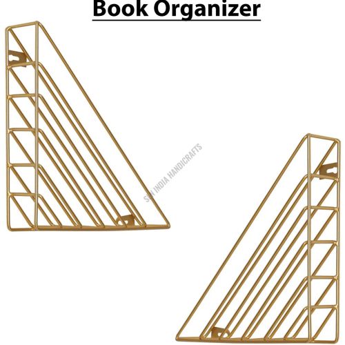 Metal Decorative Book Organizer