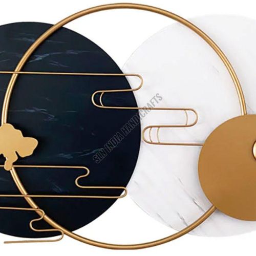 Modern Round Metal Wall Decore