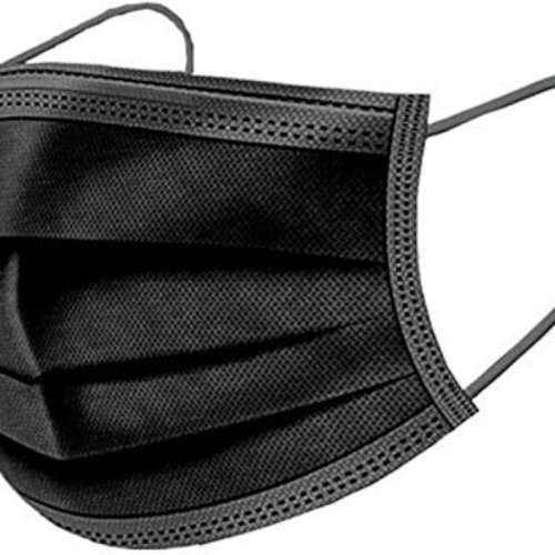 3 Ply Black Surgical Face Mask