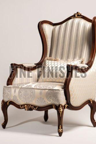 Classic Luxury Wooden Accent Chair