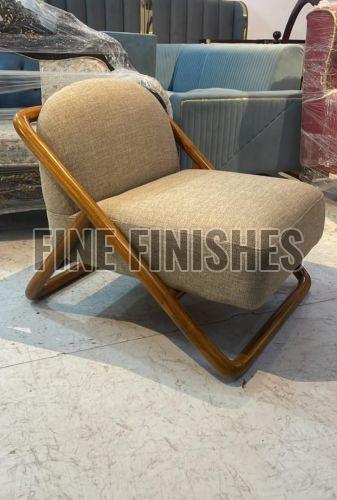 Designer Wooden Accent Lounge Chair