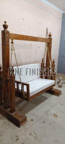 Hand Carved Pillar Jhula Swing