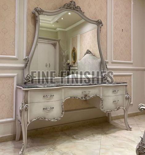Luxury European Style Wooden Dressing Table