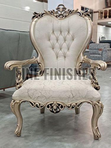 Royal Carved High Back Accent Chair