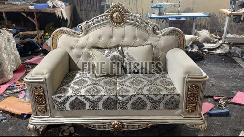 Royal Hand Carved Two Seater Living Room Sofa