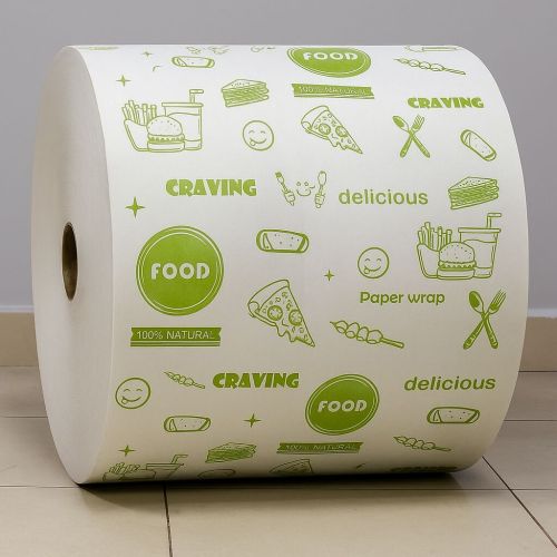 Printed Butter Paper Roll