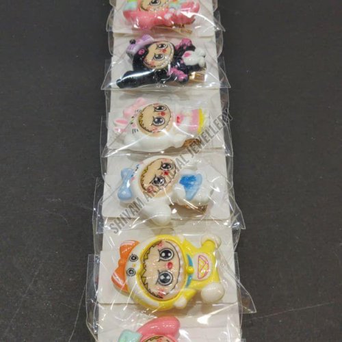 Cartoon Girl Design Hair Clip for Kids