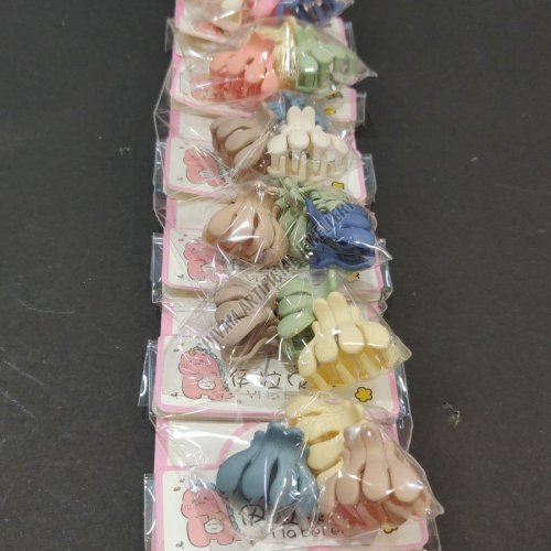 Mini Pastel Hair Claw Clips Set