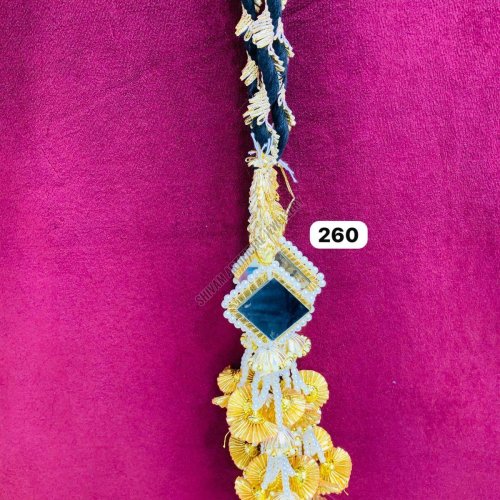 Mirror Pearl Bridal Latkan Tassel