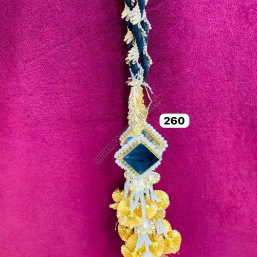 Mirror Work Pearl Bridal Latkan Tassel