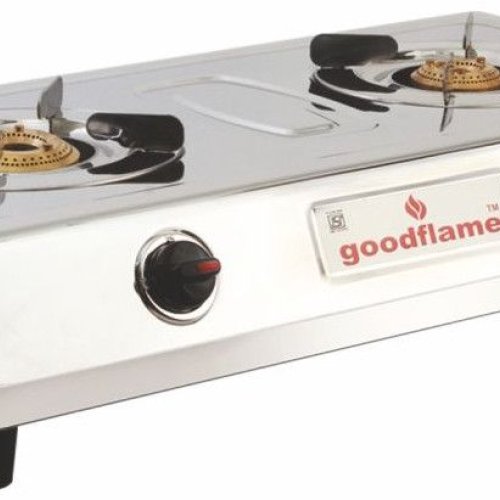 2B Chef Plus Goodflame 2 Burner Stainless Steel Gas Stove
