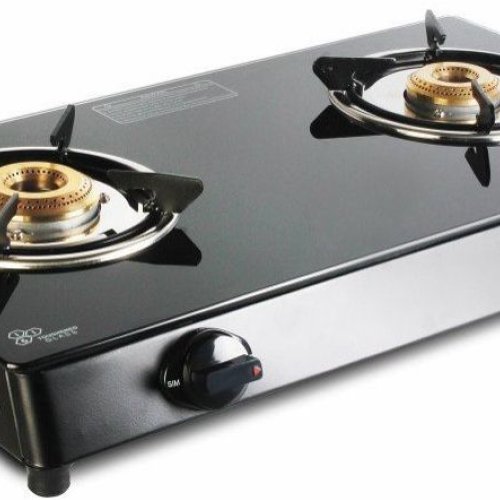 2B Kwid Plus Goodflame 2 Brass Burner Gas Stove
