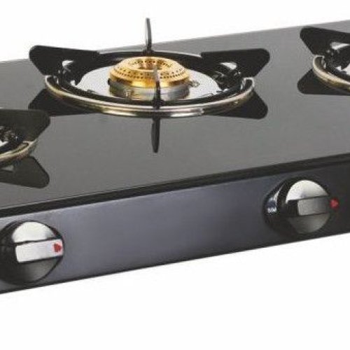 3B Kwid Plus Goodflame 3 Brass Burner Gas Stove