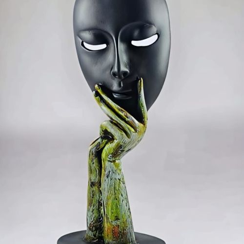 Abstract Silent Face Artistic Decor Sculpture