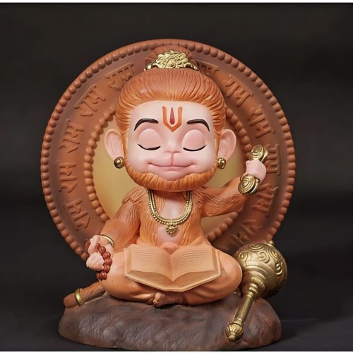 Bal Hanuman Reading Blessing Idol