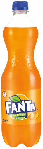750ml Fanta Carbonated Cold Drink Bottle