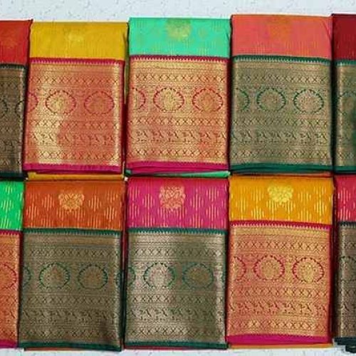 Designer Kanchipuram Silk Saree