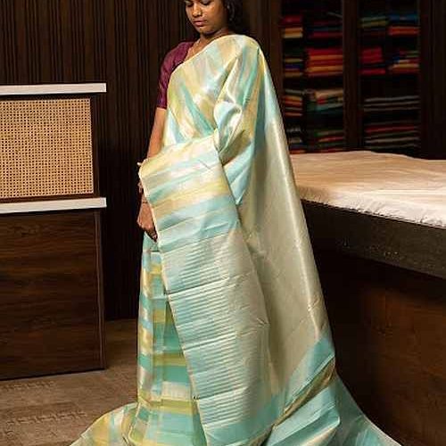 Pastel Kanchipuram Silk Saree
