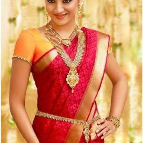 Traditional South Indian Kanchipuram Saree