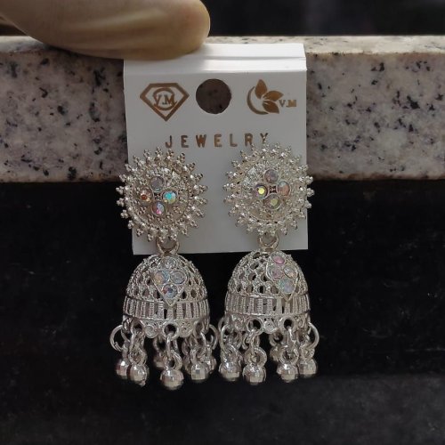Ladies Party Wear Jhumka Earrings