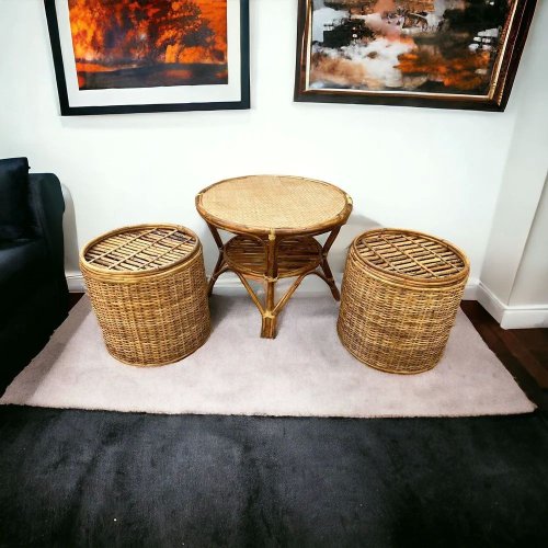 Cane Outdoor Furniture Set