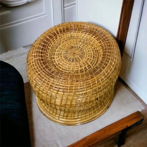 Cane Rattan Stool