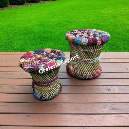 Multicolor Bamboo Mudha Set