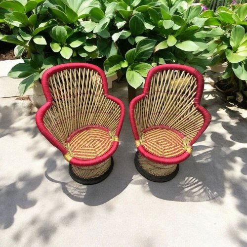Outdoor Bamboo Chair Set