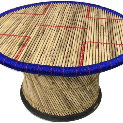 Round Bamboo Table
