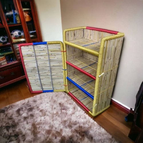 Bamboo Shoes &AMP; Slippers Shelves Rack