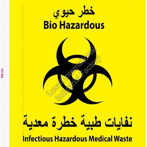 150 Micron Biohazard Heavy Duty Bag