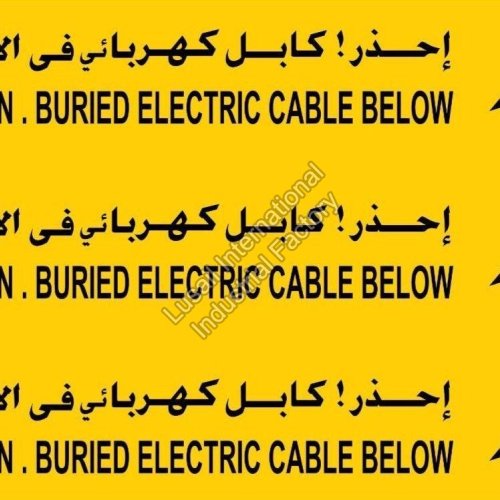 Electric Cable 3 Lines Warning Tape