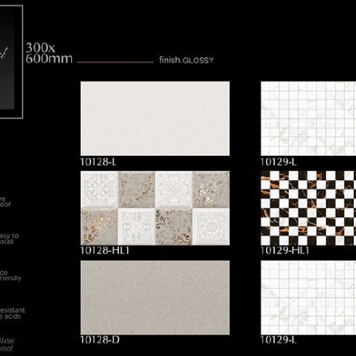 Classic Grid Mosaic Digital Ceramic Wall Tiles