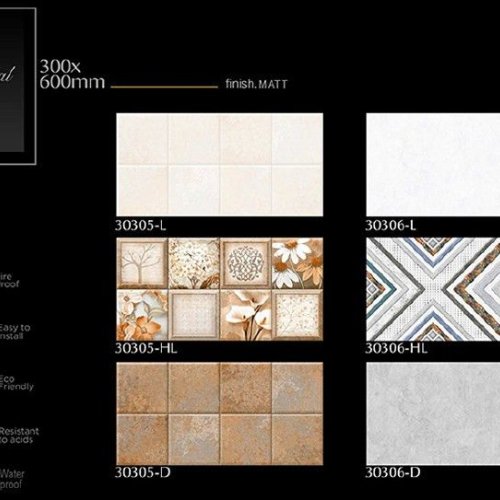Elegant Matt Design Digital Ceramic Wall Tiles