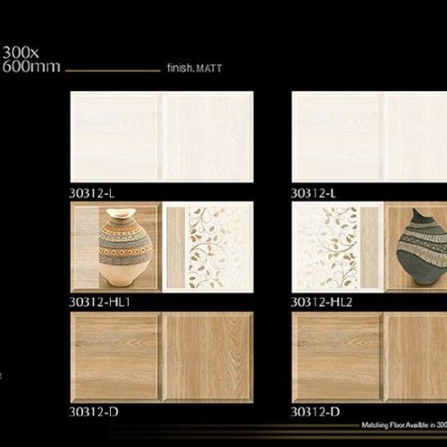 Wood Finish Ceramic Wall Tiles