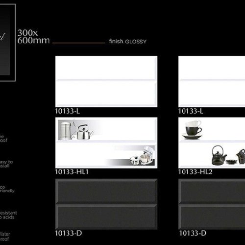 Pure White Glossy Ceramic Wall Tiles