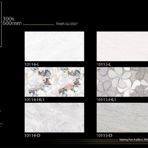 Floral & Botanical Ceramic Wall Tiles