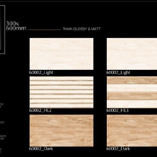 Soft Oak Wood Finish Ceramic Wall Tiles