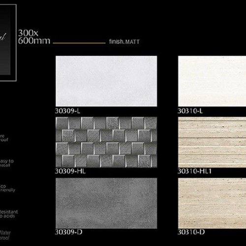 Stone Brick Matt Finish Ceramic Wall Tiles