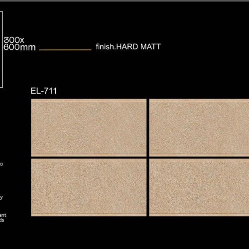 Warm Beige Hard Matt Ceramic Wall Tiles