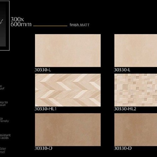 Warm Chevron Matt Finish Ceramic Wall Tiles