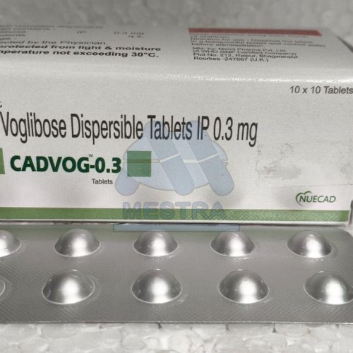 Cadvog Voglibose Dispersible 0.3mg Tablets