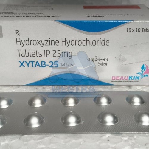 Xytab 25mg Hydroxyzine Hydrochloride Tablets