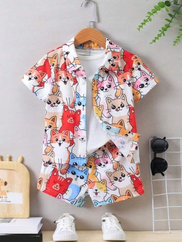 Boys Graphic Print Co-Ord Set