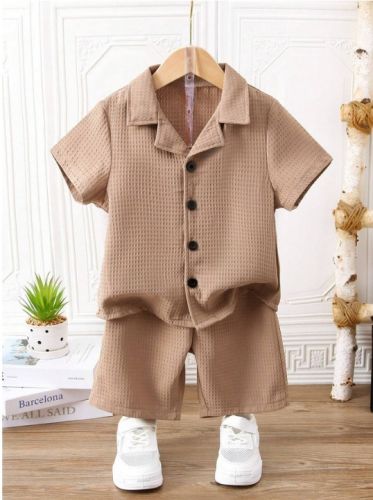 Boys Light Brown Co-Ord Set