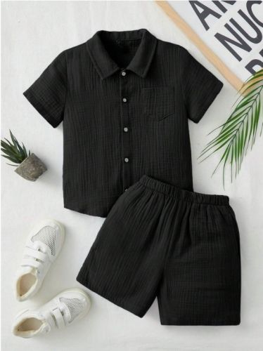 Boys Plain Co-Ord Set